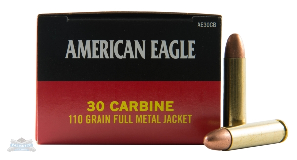 American Eagle 30 Carbine 110gr FMJ Ammunition 50rds - AE30CB