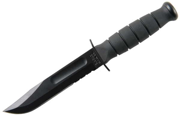 KA-BAR Full-size  Serrated Edge Black Knife 2-1212-3 - Ka-Bar