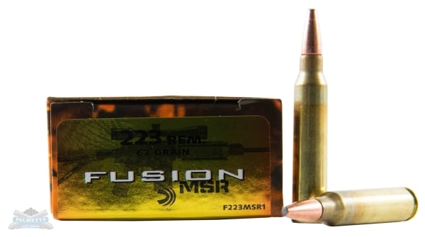 Federal 223 62gr Fusion MSR Ammunition 20rds - F223MSR1