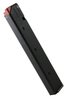 ASC Magazine: AR-15: 9mm 32rd Capacity Black Marlube Stainless Steel Orange Follower - 32-9mm-AR-SS-BM-O-ASC - Asc