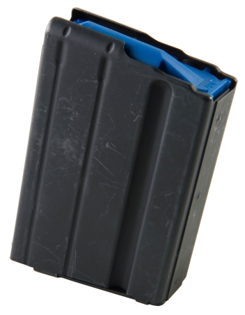 ASC Magazine: AR-15: 6.5 Grendel 10rd Capacity Black MArlube Stainless Steel Blue Follower - 10-65-SS-BM-BL-ASC - Asc