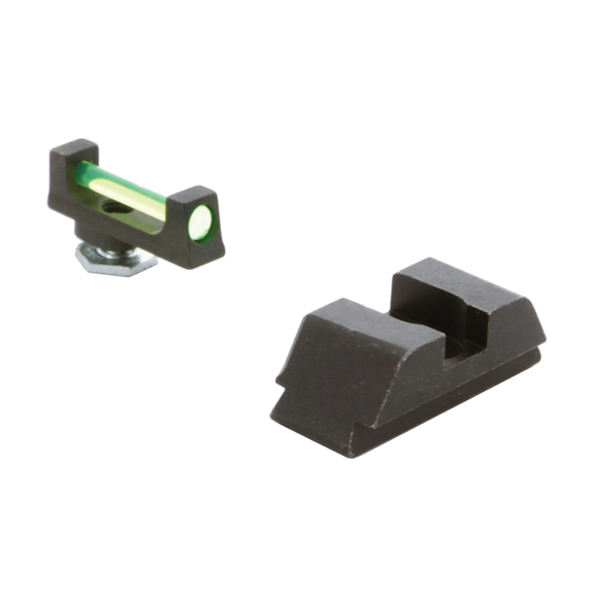 Ameriglo Range Sight Set Front/Rear, Green/Flat Black - Ameriglo