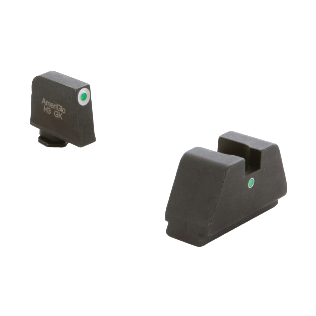 Ameriglo Night Sight Set Front/Rear, Green/White/Green - Ameriglo