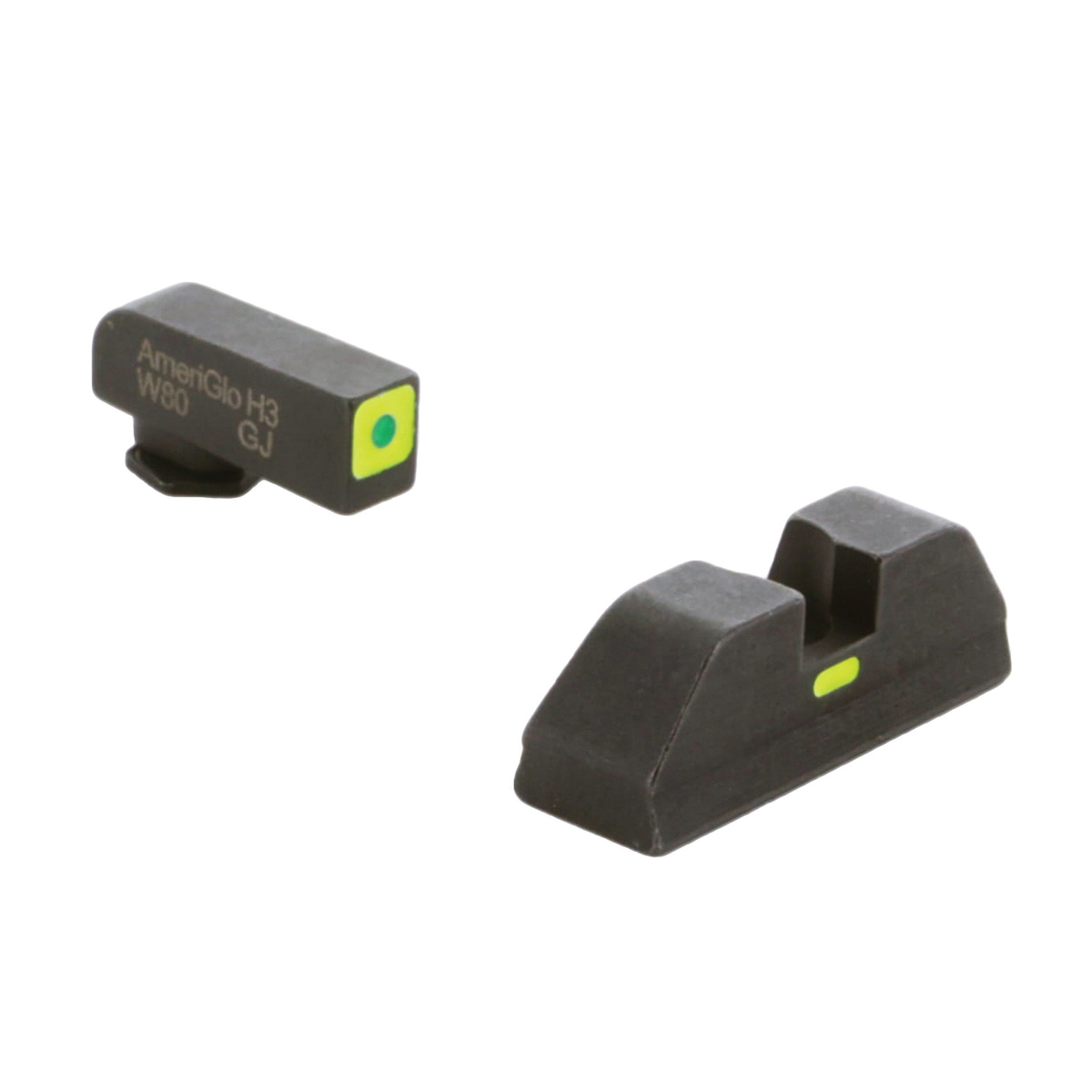 Ameriglo Night Sight Set Front/Rear, Green/Lumi Green/Lumi Green - Ameriglo