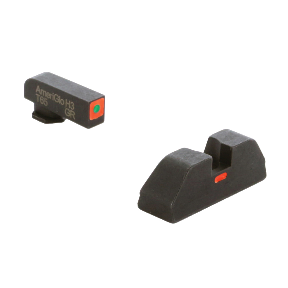 Ameriglo Night Sight Set Front/Rear, Green/Orange/Orange - Ameriglo