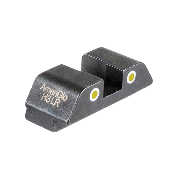 Ameriglo Sight Rear, Yellow/White - Ameriglo