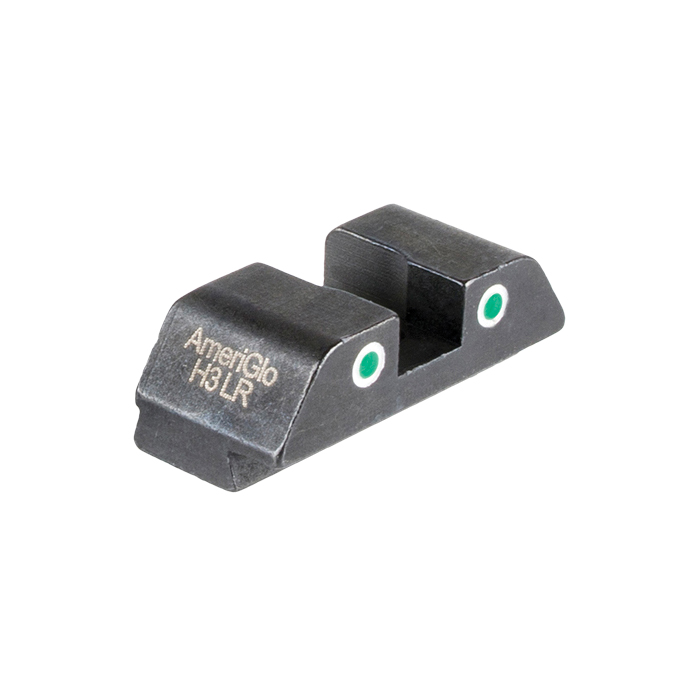 Ameriglo Sight Rear, Green/White - Ameriglo
