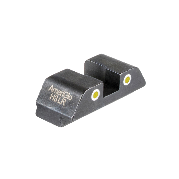 Ameriglo Sight Rear, Yellow/White - Ameriglo