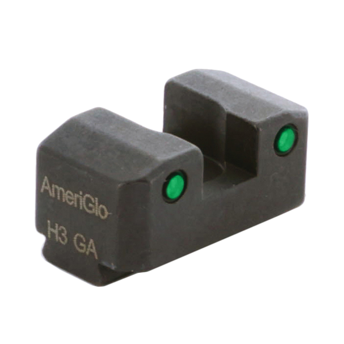Ameriglo Night Sight Rear, Green/Black - Ameriglo