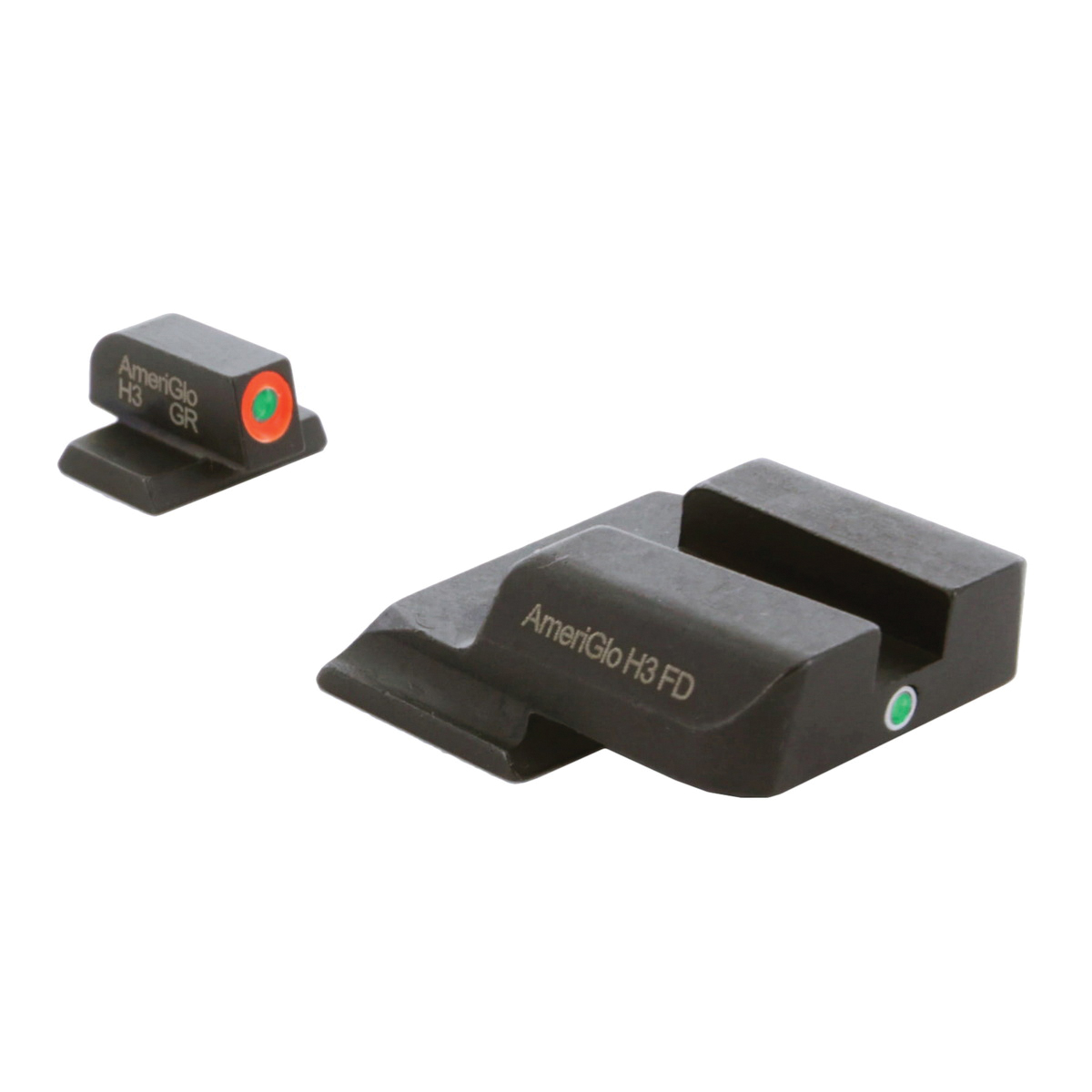 Ameriglo Night Sight Set Front/Rear, Green/Orange/Green - Ameriglo