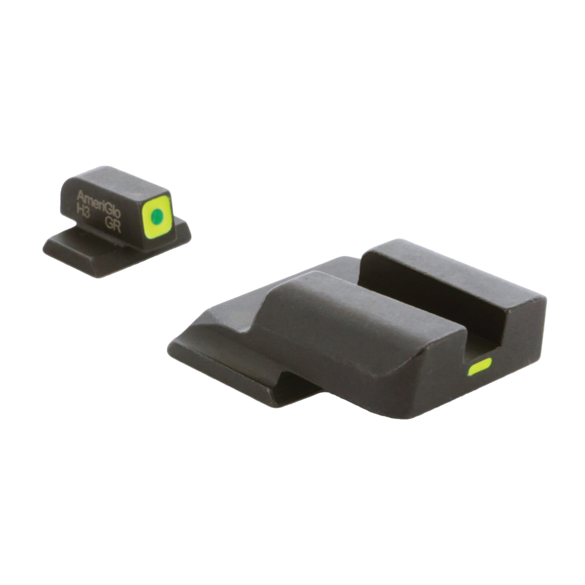 Ameriglo Night Sight Set Front/Rear, Green/Lumi Green/Lumi Green - Ameriglo