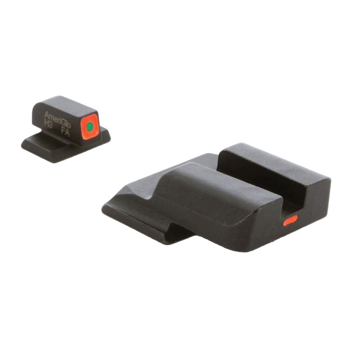 Ameriglo Night Sight Set Front/Rear, Green/Orange/Orange - Ameriglo