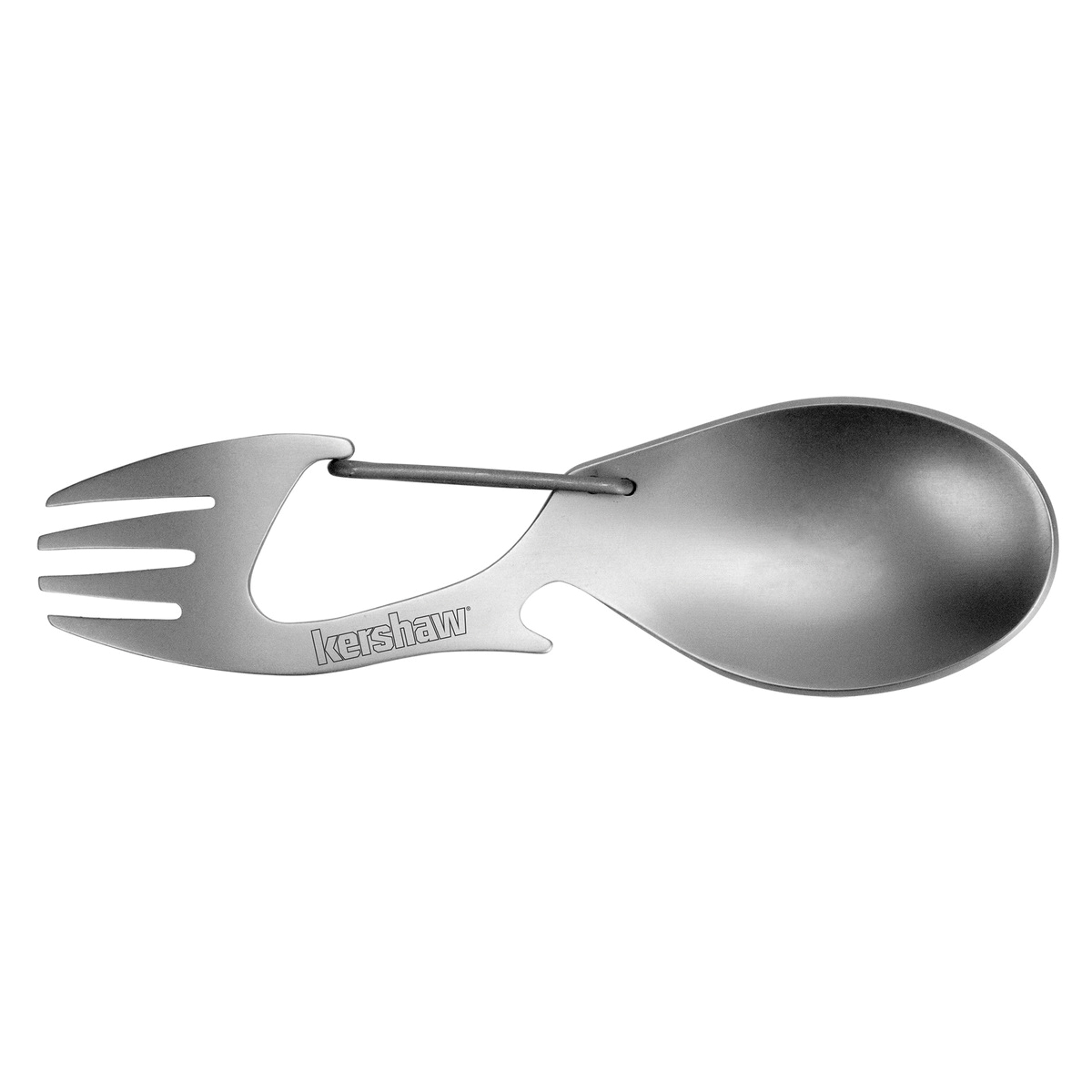 Kershaw Ration Clam Package Spork, Silver - Kershaw
