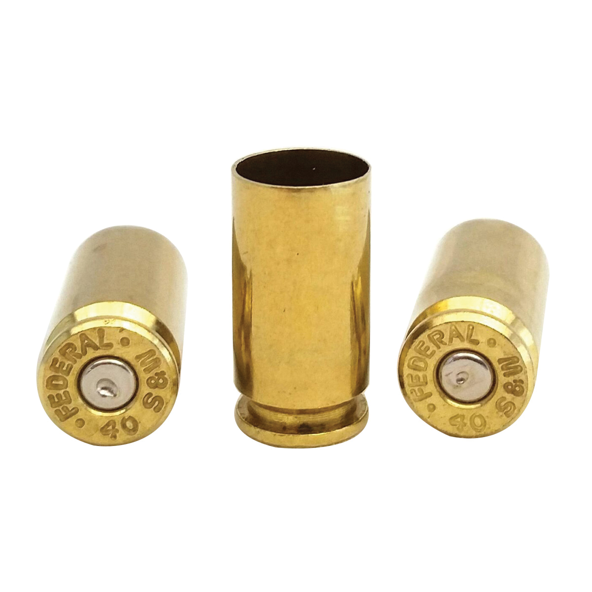 Lightning Ammo .40 S&W Pistol Cleaned and Polished Brass, 100rds - Lightning Ammo