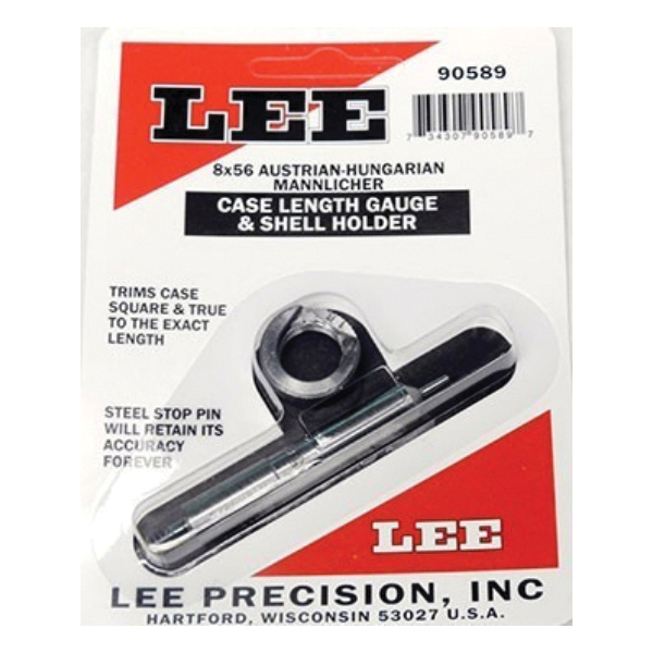 Lee Precision, Inc. 8.56R Mannlicher Case Length Gauge/Shellholder - Lee Precision, Inc.