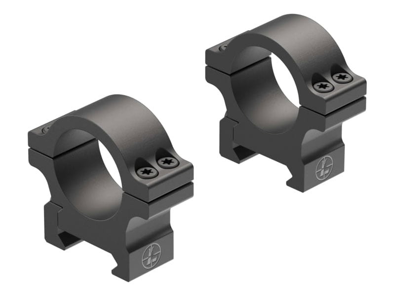 Leupold Open Range Cross Slot 1" Low Rings, Matte Black - 180943 - Leupold