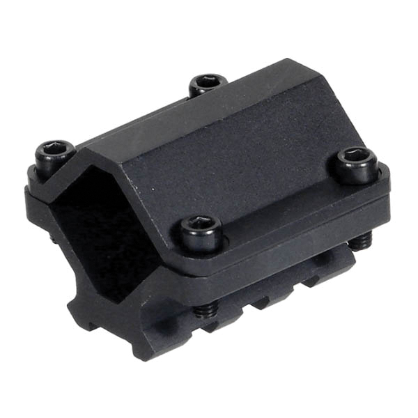 Leapers, Inc. UTG 3-Slot Universal Single Rail Shotgun Barrel Mount 1.60", Black - Leapers, Inc.