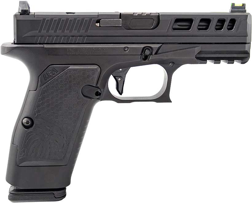 Live Free AMPX 9mm Pistol 3.9" 17rd, Cerakote Black - LFAMP19X084001 - Live Free Armory