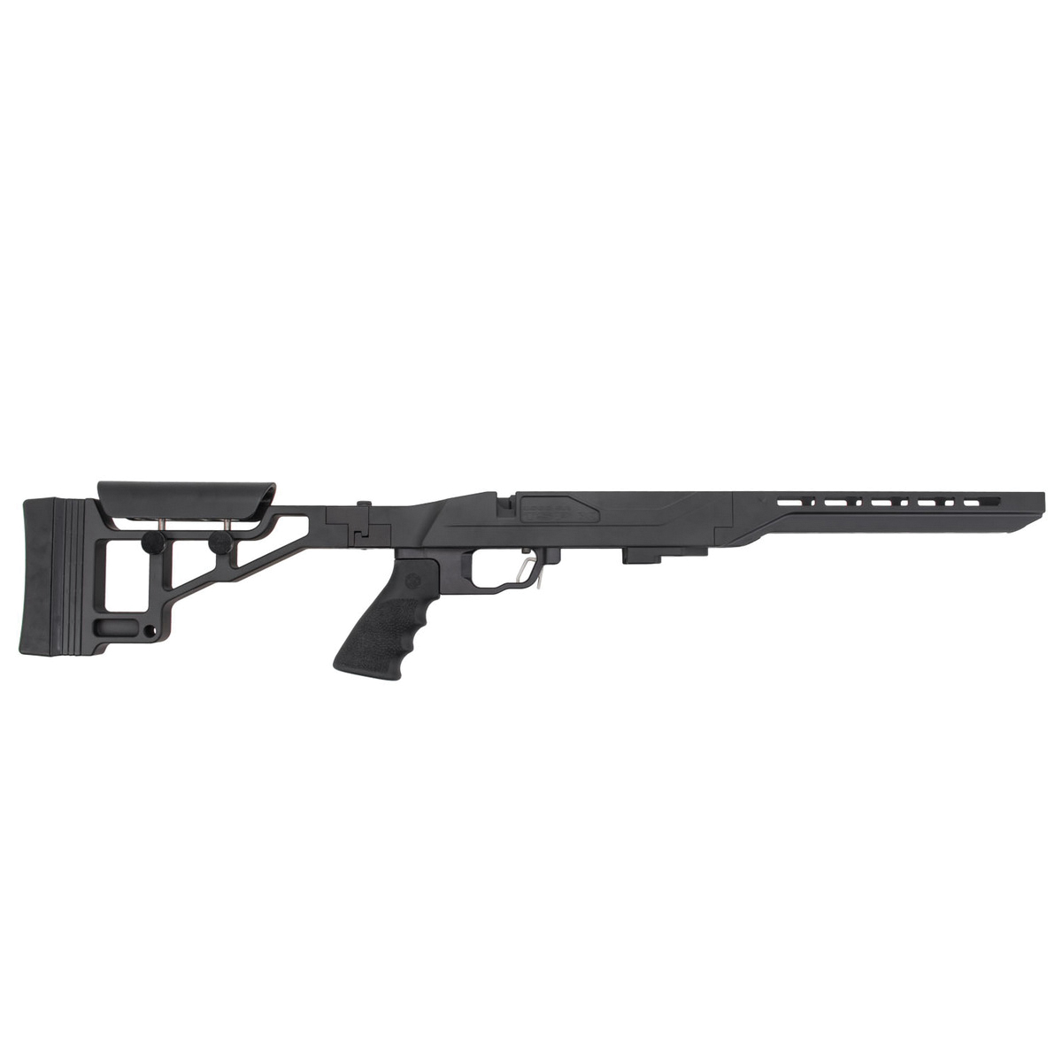 SCSA TSP X Chassis w/Folding Stock Fits Howa 1500 Short Action, Black - Scsa
