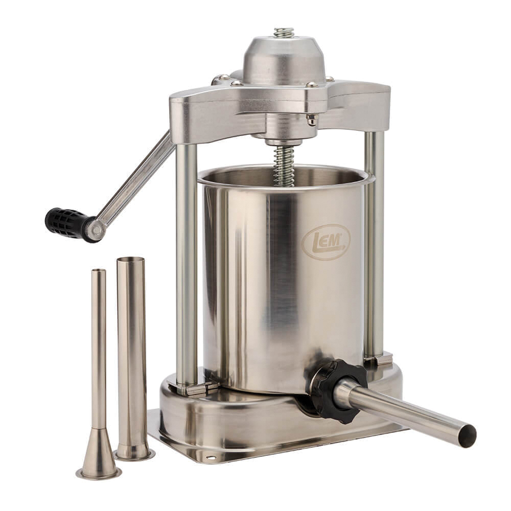 LEM MightyBite Stainless Steel Sausage Stuffer, 15 lb - Lem