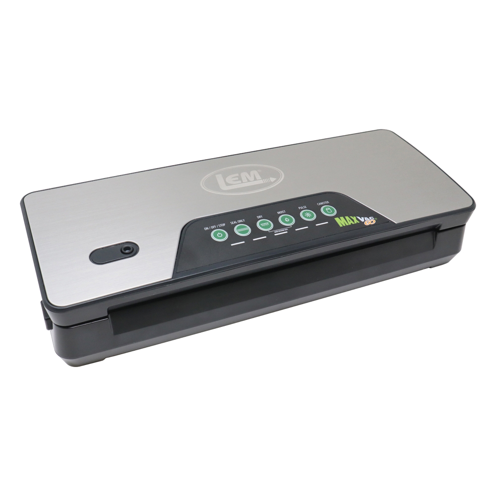 LEM MaxVac Go 15.25" x 6" x 3.25" Cordless Vacuum Sealer - Lem