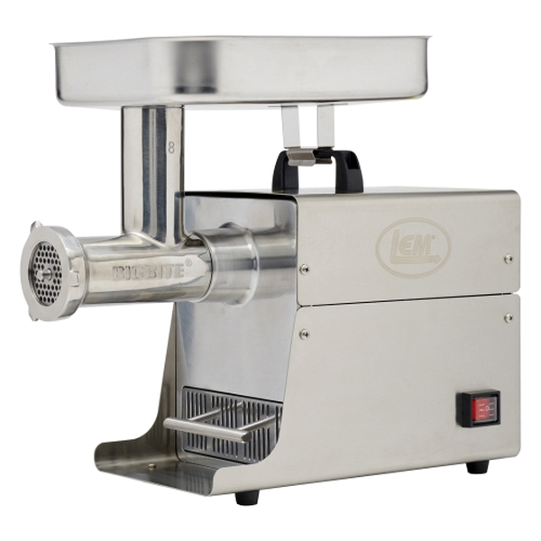 LEM #8 BigBite Stainless Steel Meat Grinder, #8 - Lem