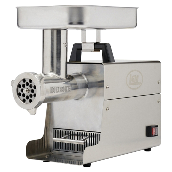 LEM #12 BigBite Stainless Steel Meat Grinder, #12 - Lem