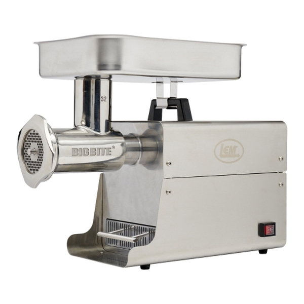 LEM #32 BigBite Stainless Steel Meat Grinder, #32 - Lem
