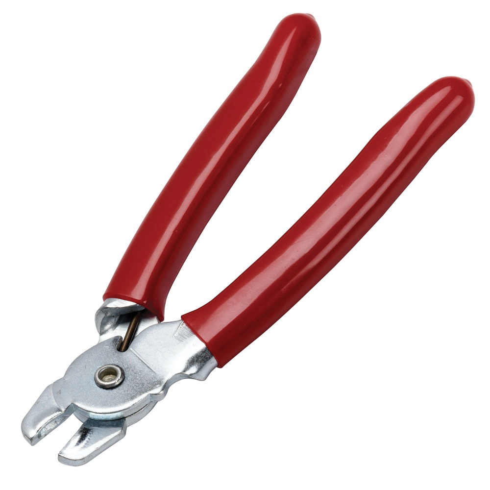 LEM 10.50" x 4.80" x 0.50" Hog Ring Plier, Red
