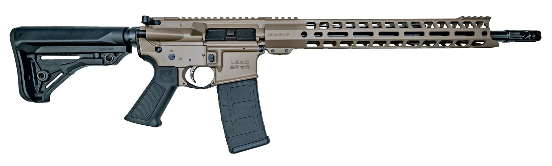 Lead Star Arms Grunt Rifle - 16" .223 Wylde w/ 15" Handguard (FDE) - Lead Star Arms