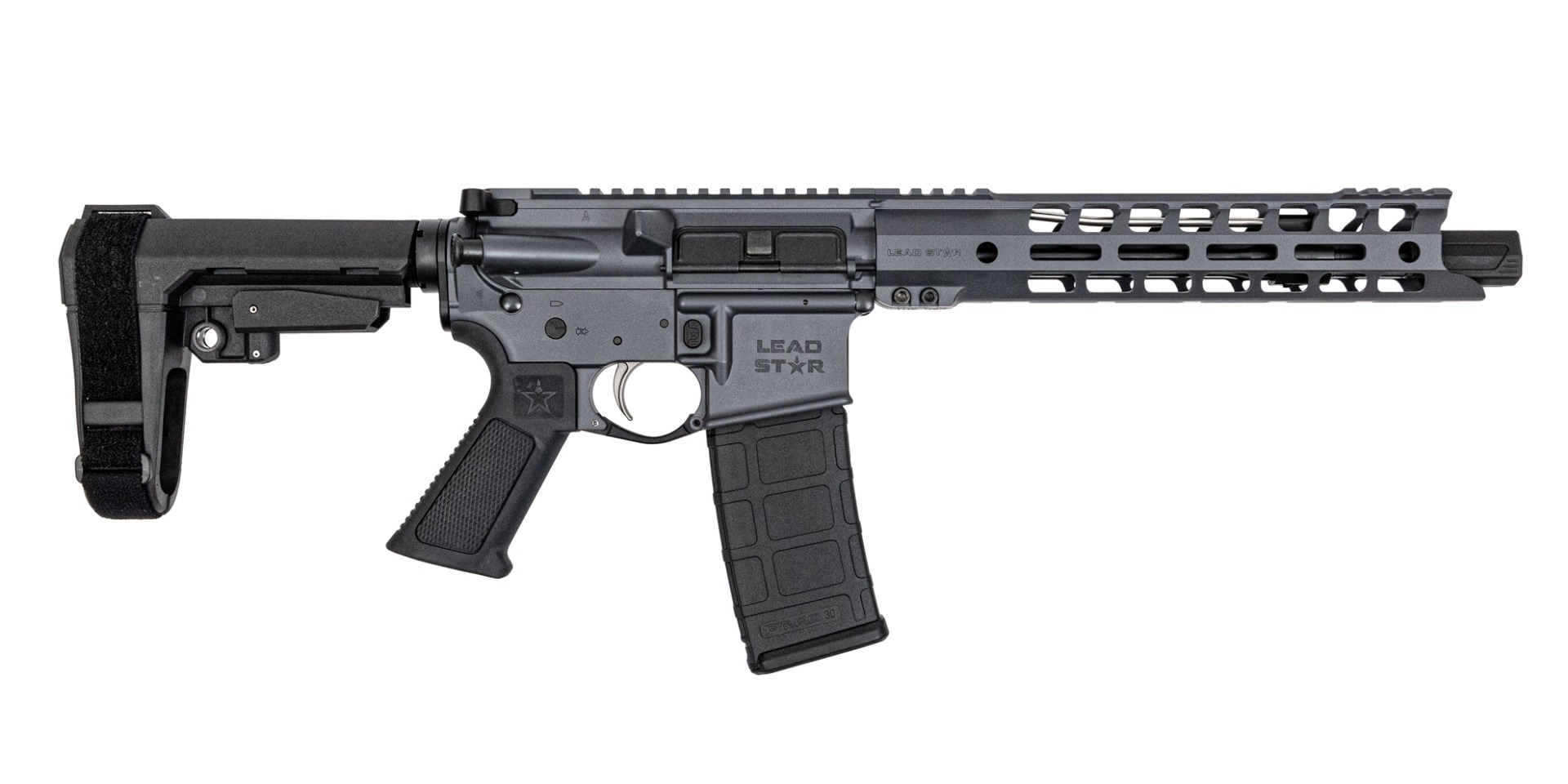 Lead Star Arms Grunt Pistol - 10.5" .223 Wylde w/ 11" Handguard (Concrete Grey) - Lead Star Arms