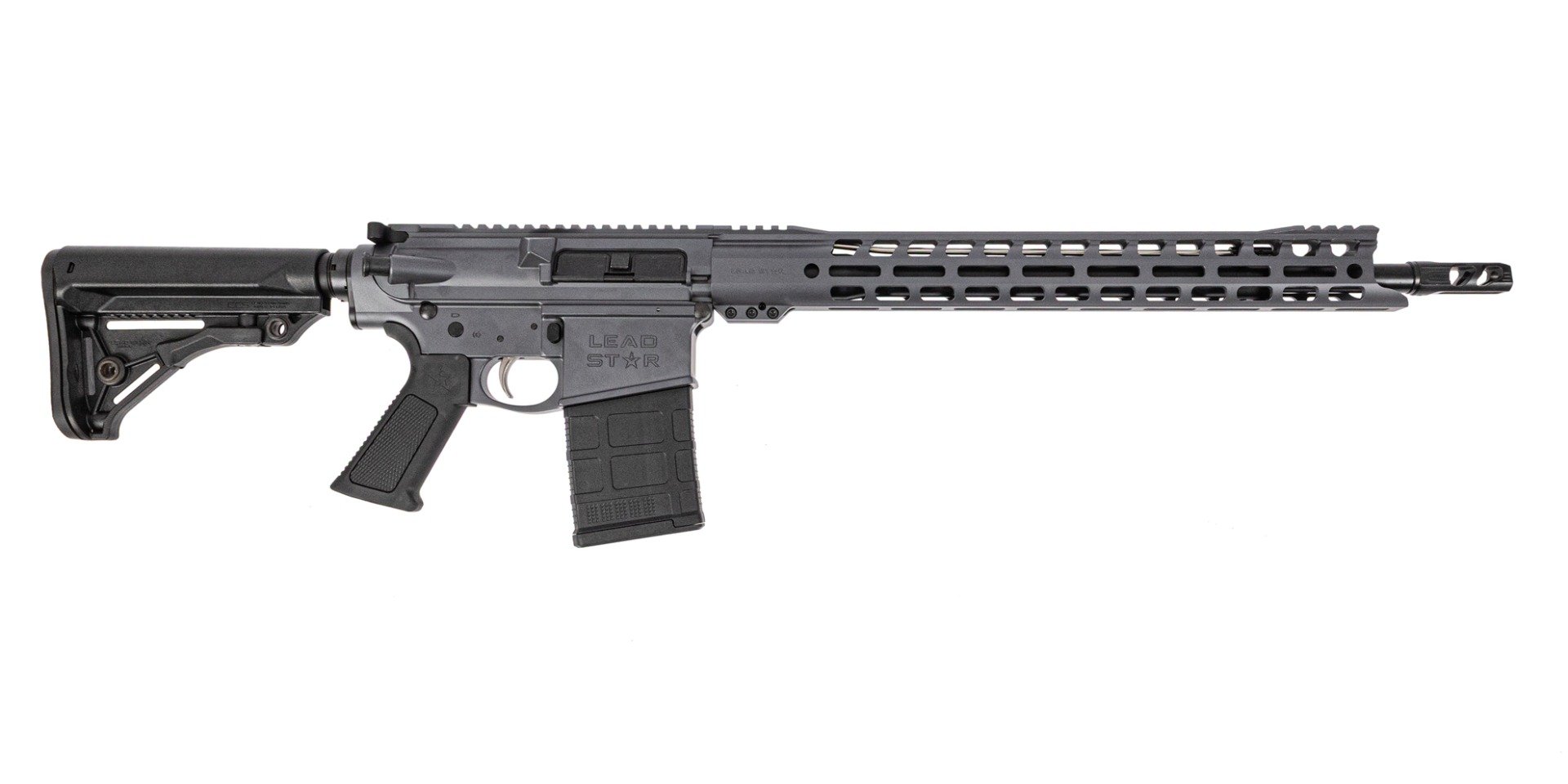 Lead Star Arms DMR 18" 6MM Creedmoor Rifle w/ 17" Handguard, Concrete Gray