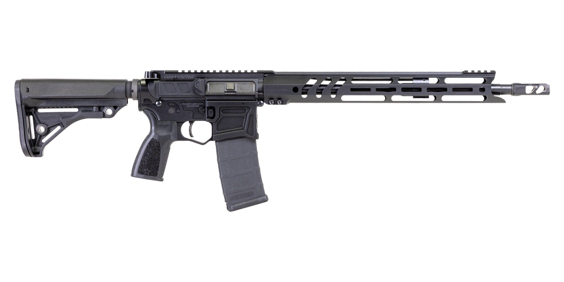 Lead Star Arms Barrage 16" 5.56 NATO AR-15 Billet Rifle, Black