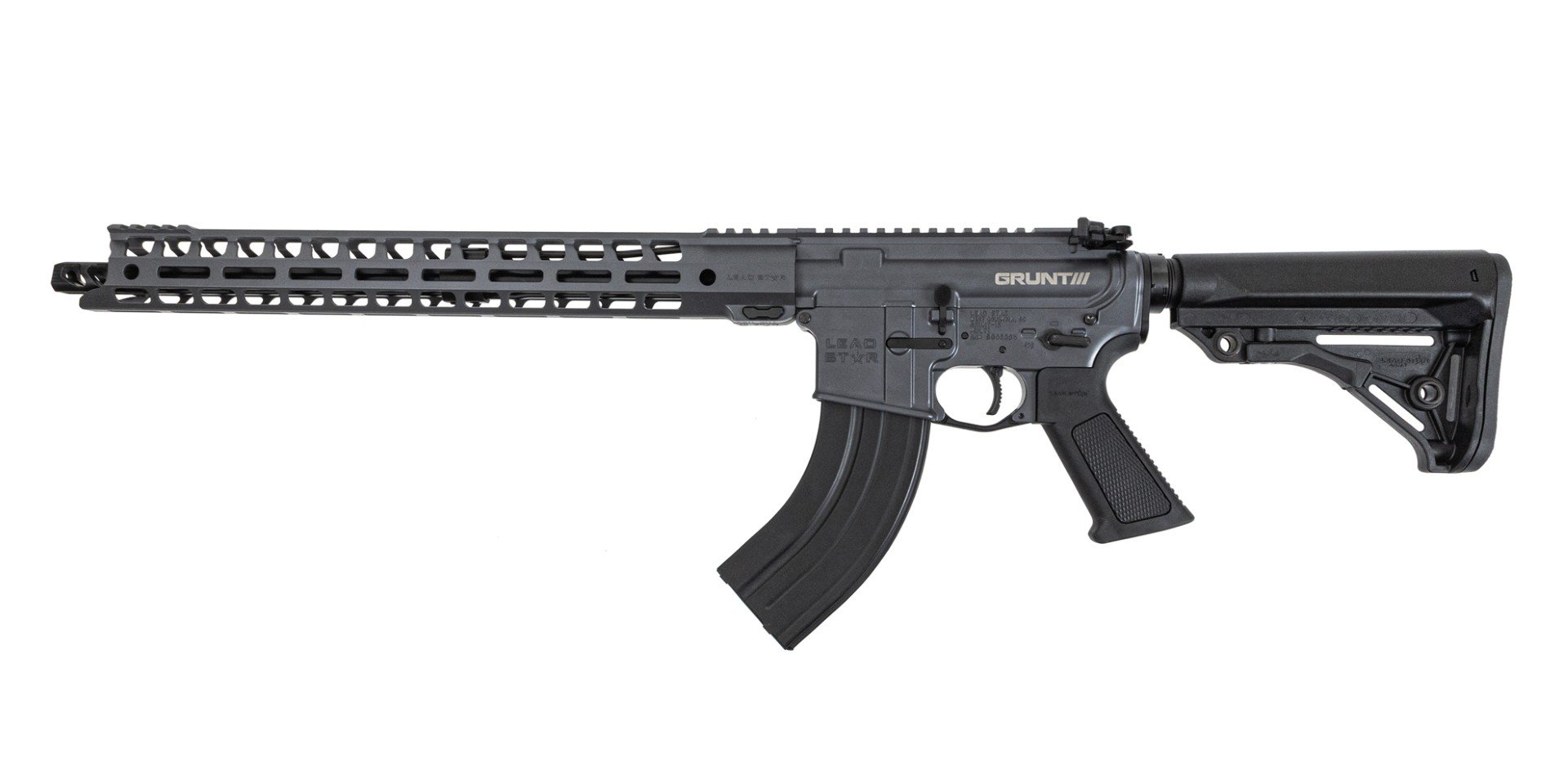 Lead Star Arms Grunt Rifle - 16" 7.62 X 39 w/ 17" Handguard (Concrete Grey)