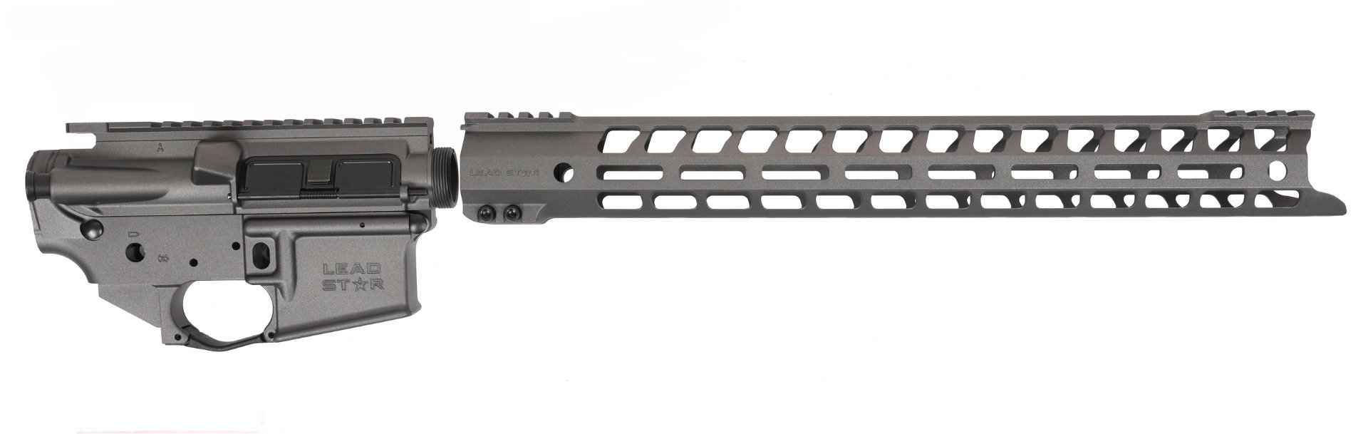 Lead Star Arms Grunt AR-15 Build Kit w/ 17" Handguard, Tungsten - Lead Star Arms