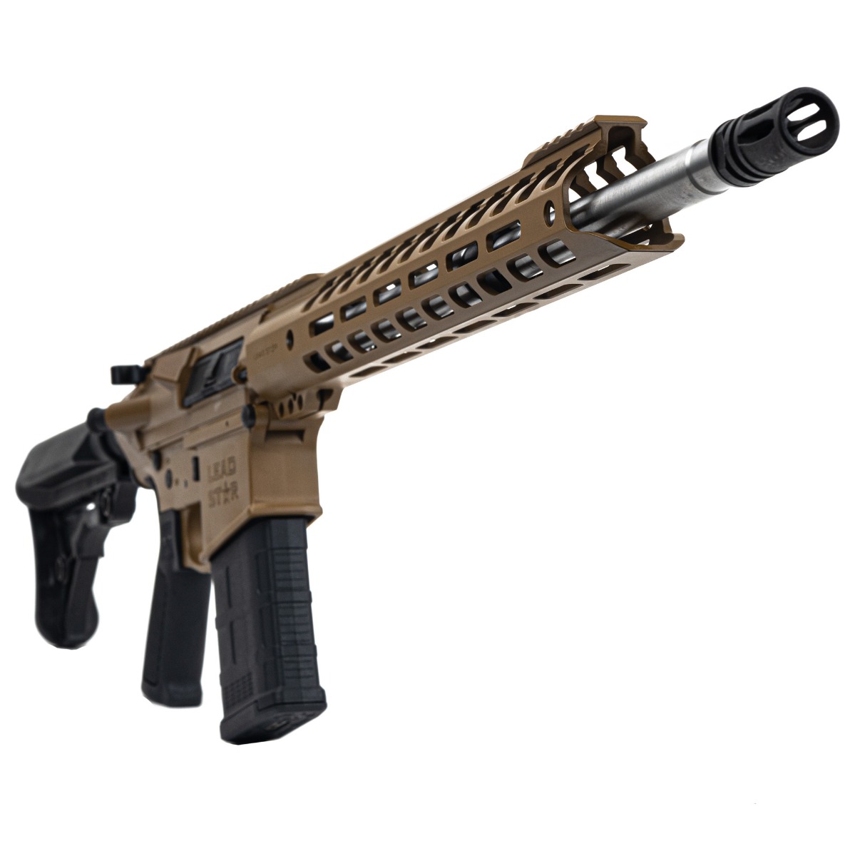 Lead Star Arms DMR Rifle - 18" .308 w/ 15" Handguard (Coyote) - Lead Star Arms