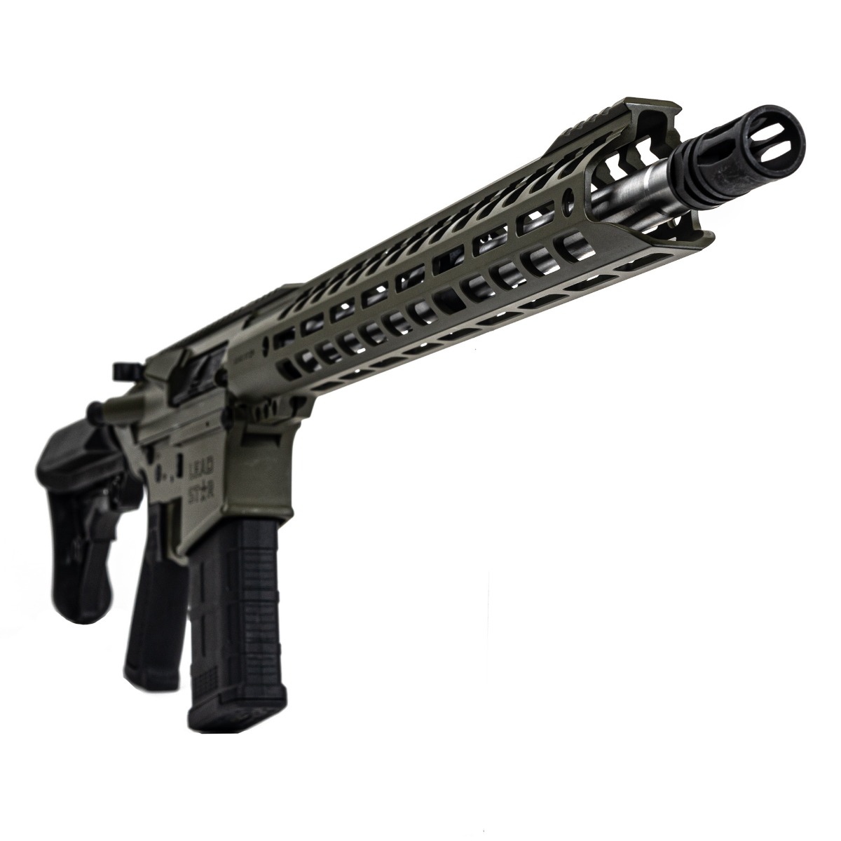 Lead Star Arms DMR Rifle - 18" .308 w/ 17" Handguard (Sniper Green) - Lead Star Arms