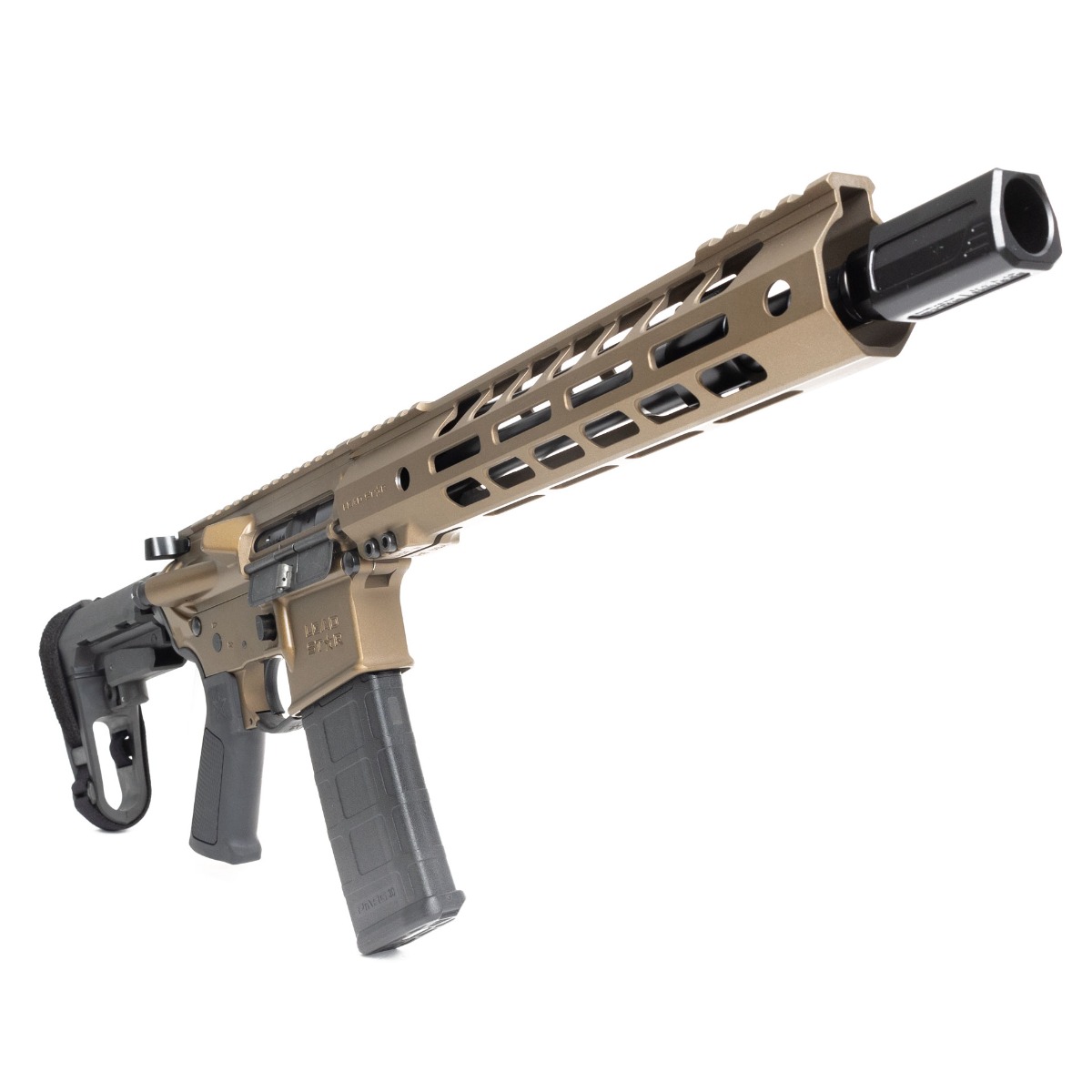 Lead Star Arms Grunt Pistol - 10.5" .223 Wylde w/ 10" Handguard (Burnt Bronze) - Lead Star Arms