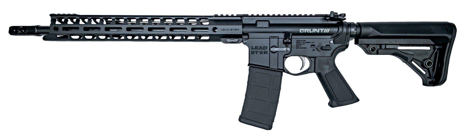Lead Star Arms Grunt Rifle - 16" 5.56 NATO w/ 15" Handguard (Black)