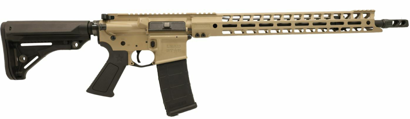 Lead Star Arms Grunt Rifle - 16" .223 Wylde w/ 17" Handguard (FDE) - Lead Star Arms