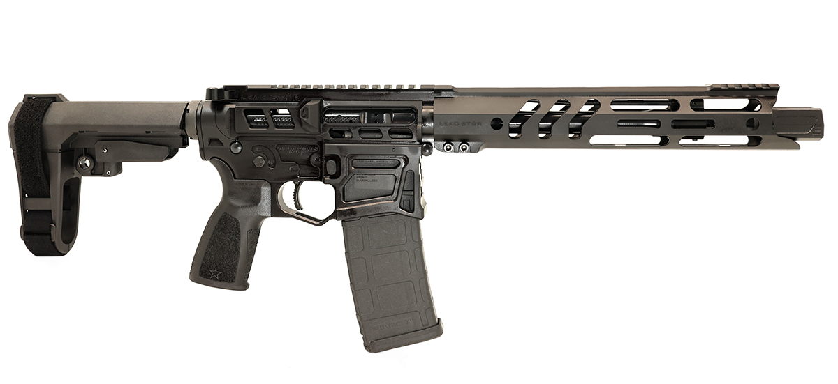 Lead Star Barrage AR-15 Pistol Skel. .223 w/ 11" Handguard, Black - Lead Star Arms