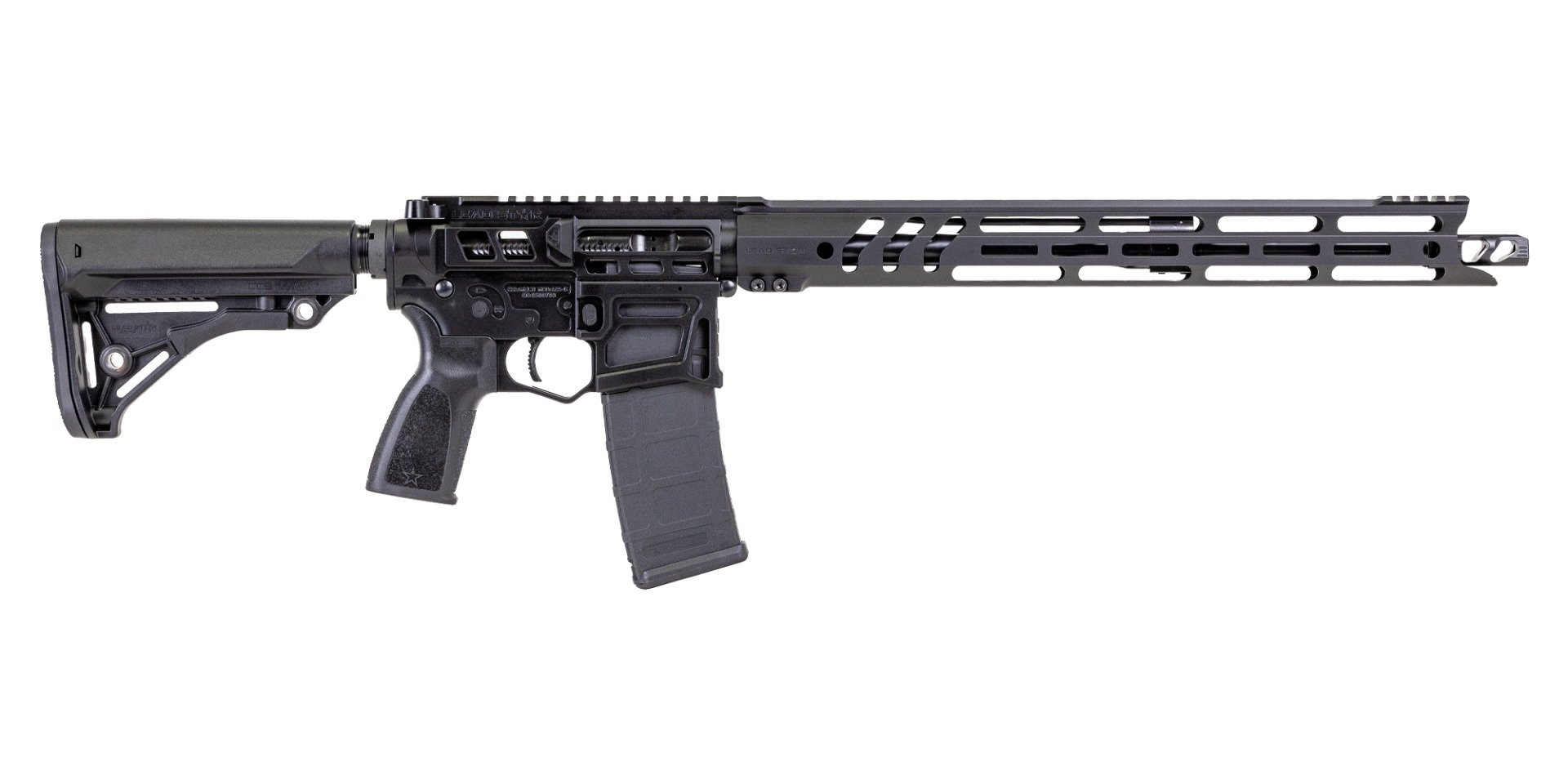 Lead Star Arms Barrage AR-15 Rifle Skel. .223 17" Ravage Handguard, Black