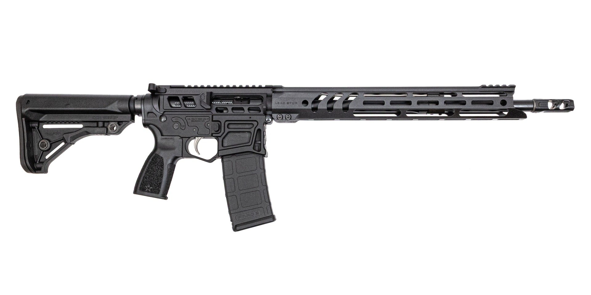 Lead Star Arms Barrage 16" .223/5.56 AR-15 Rifle with 17" Ravage Handguard, Black