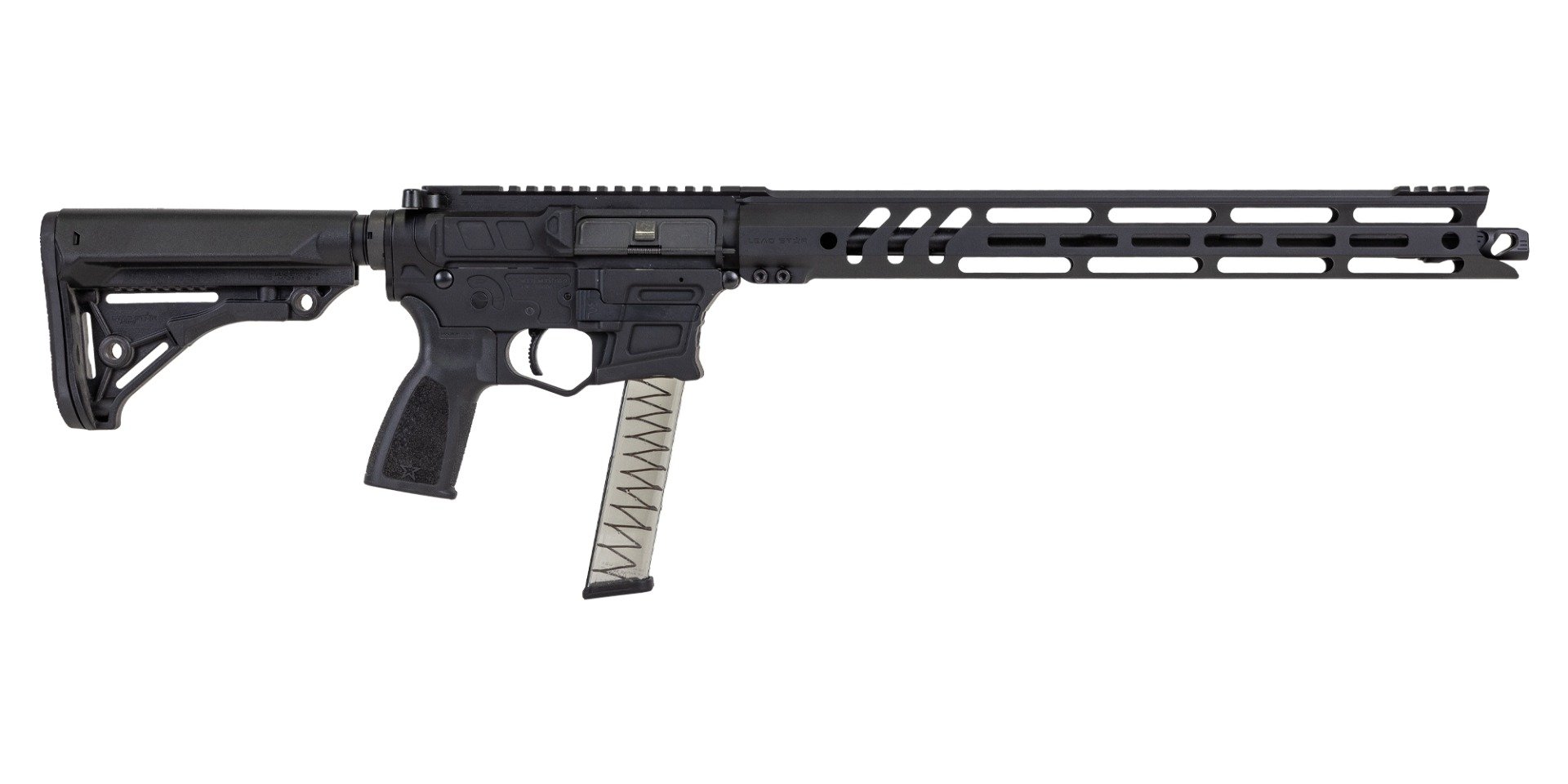Lead Star Arms Barrage AR-9 Rifle Non Skel 9mm w/ 17" Handguard, Black