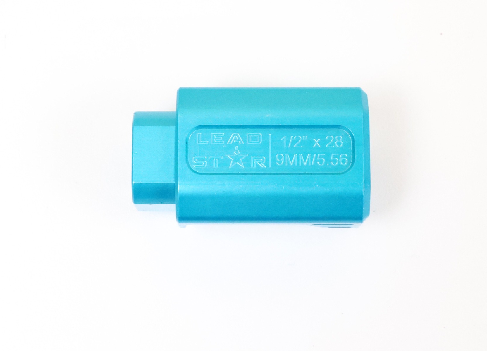 Lead Star Arms Ravage 1/2"x28 Linear Compensator, Teal - Lead Star Arms
