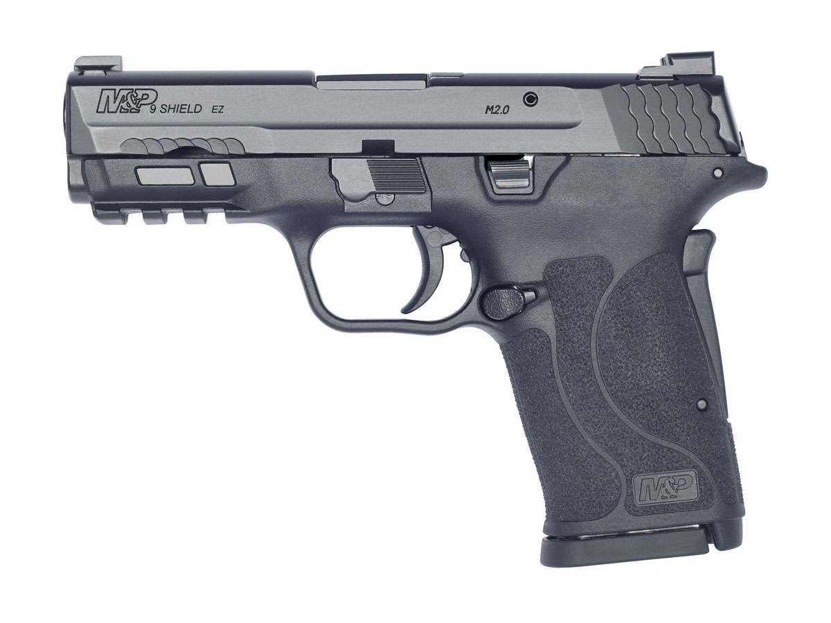 Smith & Wesson M&P Shield EZ 9mm Pistol w/ Night Sights, Black - 13002 - Smith & Wesson