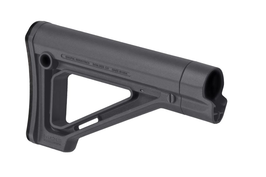 Magpul MOE Fixed Carbine Stock - Mil-Spec - GRY - MAG480-GRY - Magpul