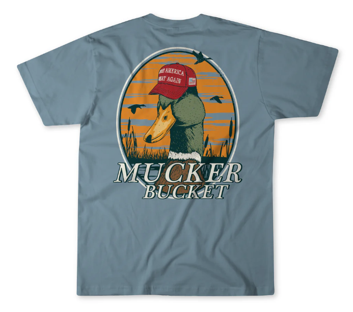 Mucker Bucket Maga Duck T-Shirt, Large - MB-MAGADUCK-L - Mucker Bucket