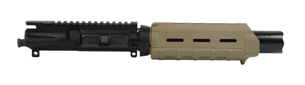 PSA 7" Nitride 1:7 Pistol Length 5.56 NATO Marauder AR-15 Upper Assembly, FDE - No BCG/CH - Palmetto State Armory