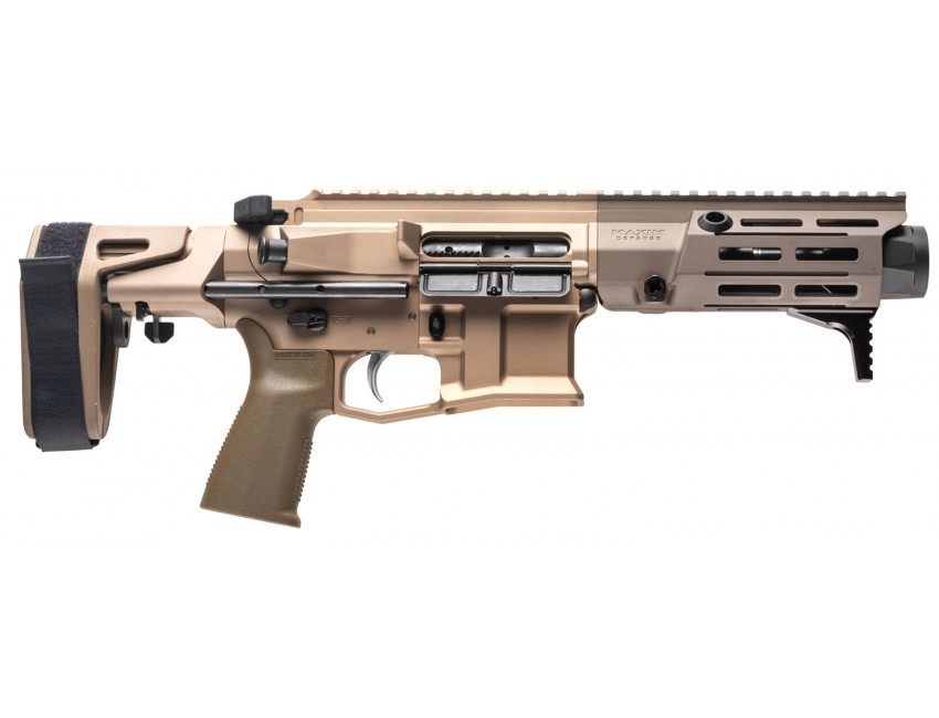 Maxim Defense PDX 7.62x39mm Round Semi Auto AR Pistol, Arid Brown - MXM47800 - Maxim Defense